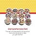 School Smart Bead Kit with Elastic Thread - 30 Yards - Set of 3300 Includes Thread - Assorted Colors