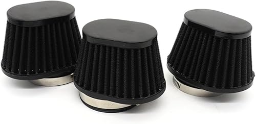 Miniatura 4 de Filtro de admisión de aire frío de 2", para filtro de aire de motocicleta Filtro de aire de hongo de 51 mm2 "- Negro