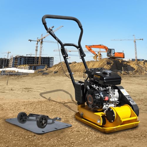 RocwooD Wacker Plate Compactor Compaction 87cc Petrol Engine 12" With FREE Pad & Wheel Kit Storage Landscaping Construction Machinery Heavy Duty Asphalt Earth Sand Gravel 9 RocwooD Wacker Plate Compactor Compaction 87cc Petrol Engine 12" With FREE Pad & Wheel Kit Storage Landscaping Construction Machinery Heavy Duty Asphalt Earth Sand Gravel - Image 9