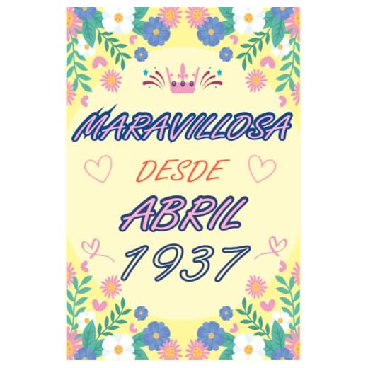 CUADERNO, MARAVILLOSA DESDE ABRIL 1937: Regalo de 86 cumpleaños para mujeres y hombres, ideas de 86 cumpleaños... un cumpleaños... divertido, cuaderno ... regalo de 86 cumpleaños para él/ella.