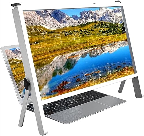 Image of MOWFXUA 21 Inch Laptop Screen Magnifier, Portable Folding Computer Screen Magnifier Hd Anti-Blue Light 3X Magnifier for Reading