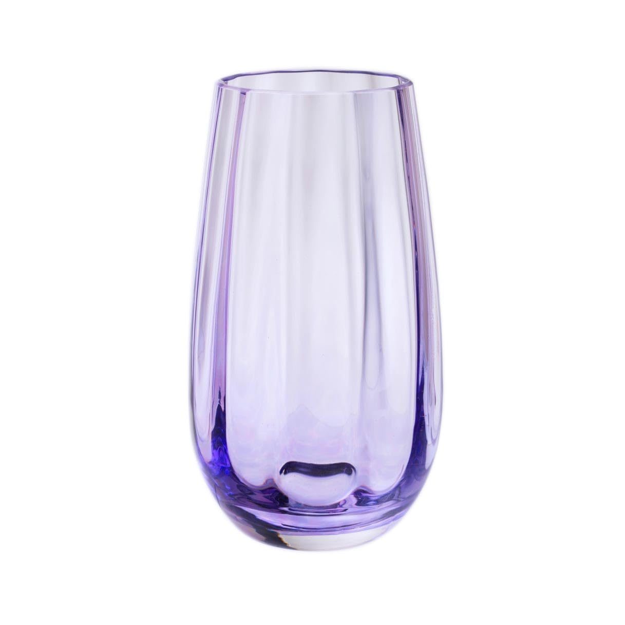 Dartington Crystal Violet - Artisan Vase (, Dewdrop)