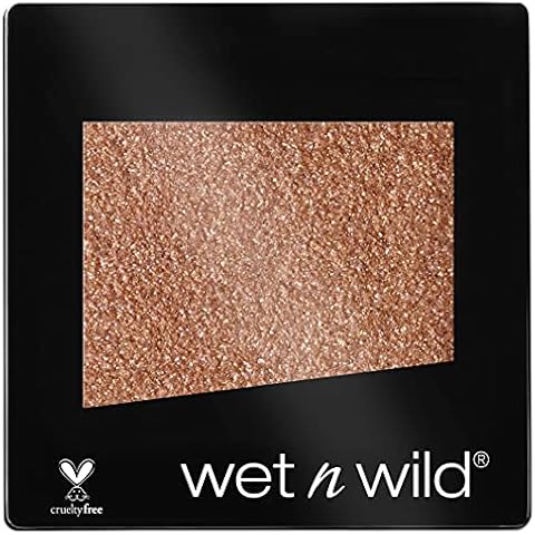 wet n wild - Color Icon Glitzerpuder Lidschatten - Einzelner Bernsteinfarbener Glitzerlidschatten - Hochpigmentiert Cover