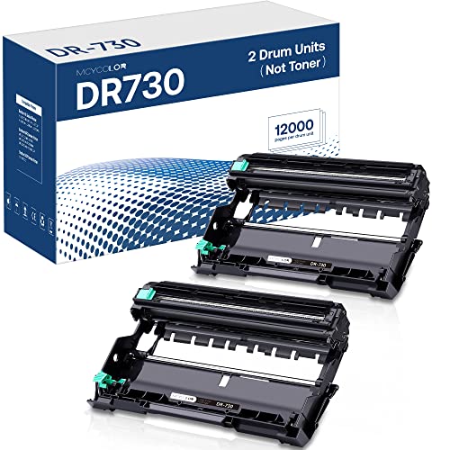 Mcycolor Dr730 Drum Unit Compatible Replacement For Brother Dr-730 Dr 730 To Use With Mfc-L2710Dw Mfc-L2750Dw Hl-L2395Dw Hl-L2370Dw Hl-L2350Dw Hl-L2390Dw Dcp-L2550Dw Printer (2 Pack, Not Toner) #TOP15