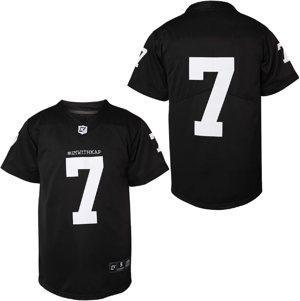 MESOSPERO #7 Colin Kaepernick Jerseys ImWithKap I M with Kap Mens Movie Football Jersey