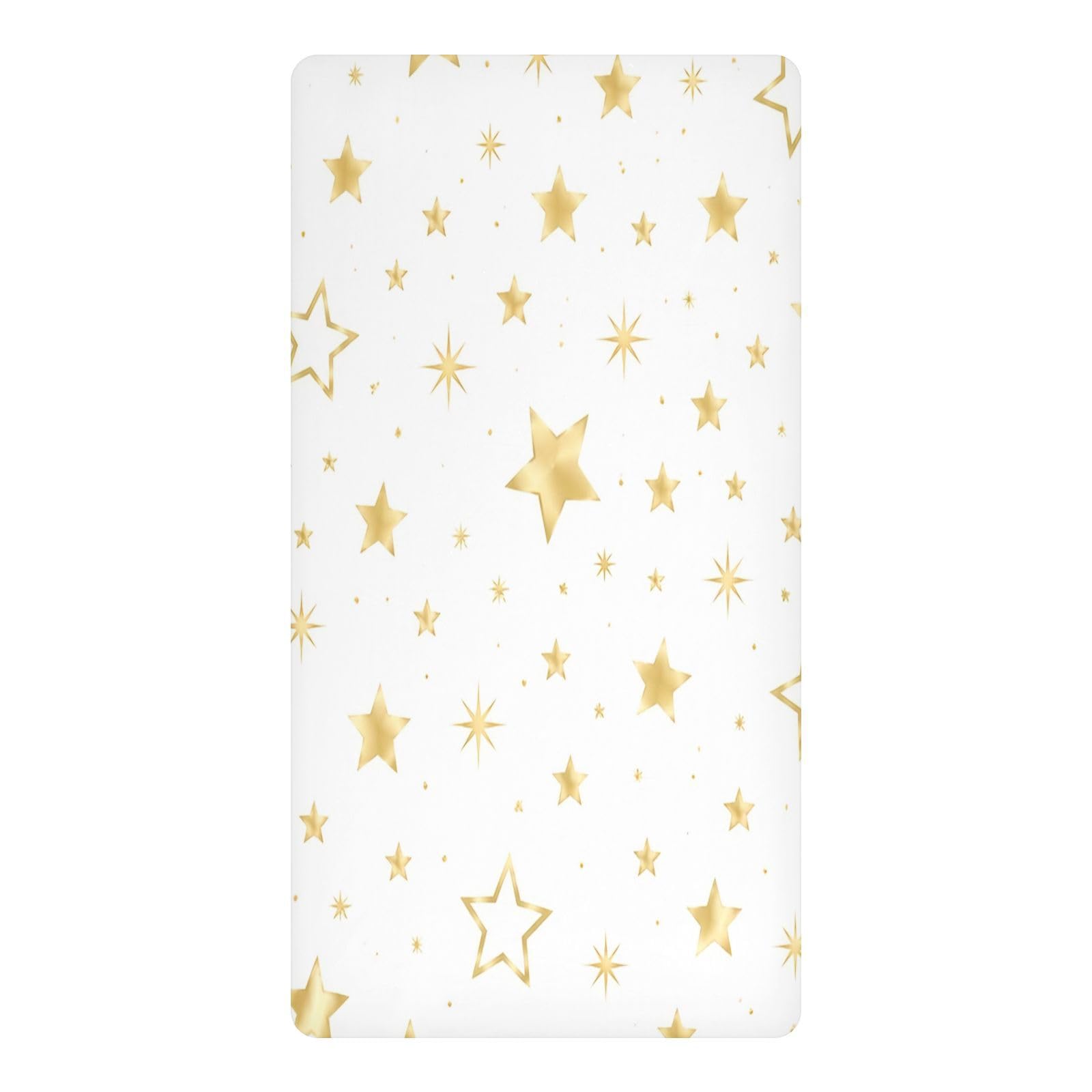 BOESI Gold Star Waterproof Crib Sheet,Fitted Mattress Protector