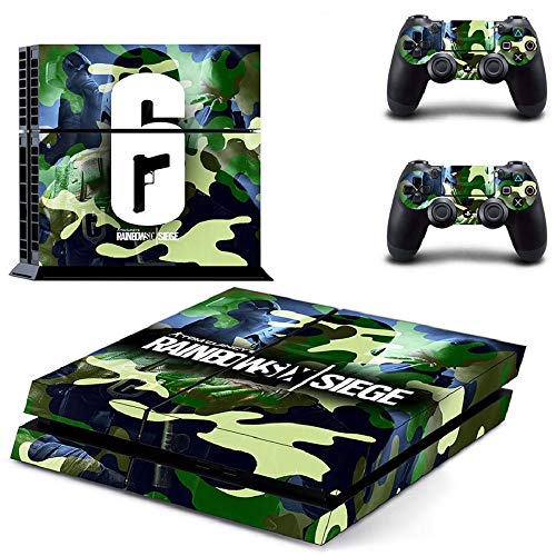 Rainbow Six Decals PS4 Sticker Vinyl Skin Set for Playstation 4 Console for Dualshock 4 Controllers 9