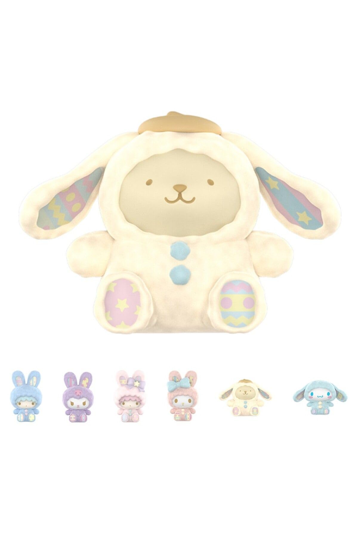 MINISO Sanrio Characters Rabbit Series Flock Blind Box Figure Model