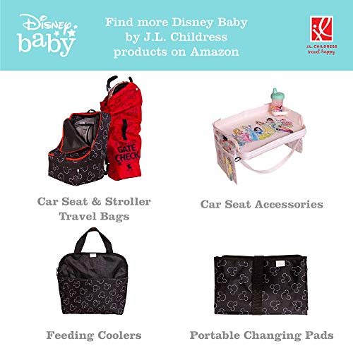 Image of Disney Baby by J.L. Childress Shopping Cart & High Chair Cover for Baby, Kids, & Toddler - Cover for Grocery Carts & Restaurants, Universal Fit - Minnie Mouse, Floral