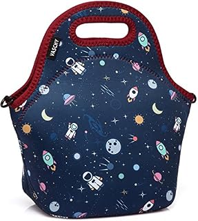 VASCHY Lunch Box Bag for Kids, Neoprene Insulated Lunch Tote with Detachable Adjustable