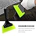 YTFRL Small Squeegee with 5 Inch Rubber Blade, Car Window Tint Tool Water Wiper with Non-Slip Handle, Windshield Squeegee Vinyl Wrapping Scraper for Door Bathroom Mirror Cleaning (Green+Blue)