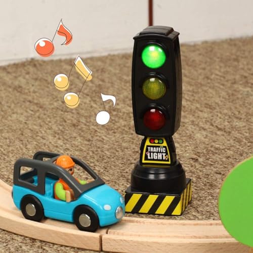 Rosojodg Black Mini Road Safety Signs Traffic Signal Traffic Lights Pretend Play Early Educational for Christmas Birthday Gifts Xmas Stocking Fillers