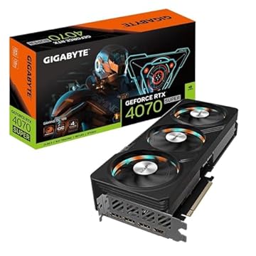 Placa de Vídeo NVIDIA Gigabyte GeForce RTX 4070 Super Windforce OC 12GB DDR6 192 Bits