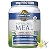 Garden-of-Life-Raw-Organic-Meal-Replacement-Powder-14-Servings-20g-Plant-Based-Protein-Powder-Vanilla Garden of Life Vegan Protein Powder - Raw Organic Meal Replacement Shakes - Vanilla - Pea Protein, Greens and Probiotics for Women and Men, Plant Based Dairy Free All in One Shake, 14 Servings
