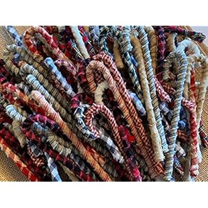 Primitives Supplies for 12 Primitive Assorted 6" Fabric Candy Canes Christmas Farmhouse Ornaments lot for Home, Holiday Decor, DIY Craft. Primitives Supplies for 12 Primitive Assorted 6 Fabric Candy Canes Christmas Farmhouse Ornaments lot for Home Holiday Decor DIY Craft