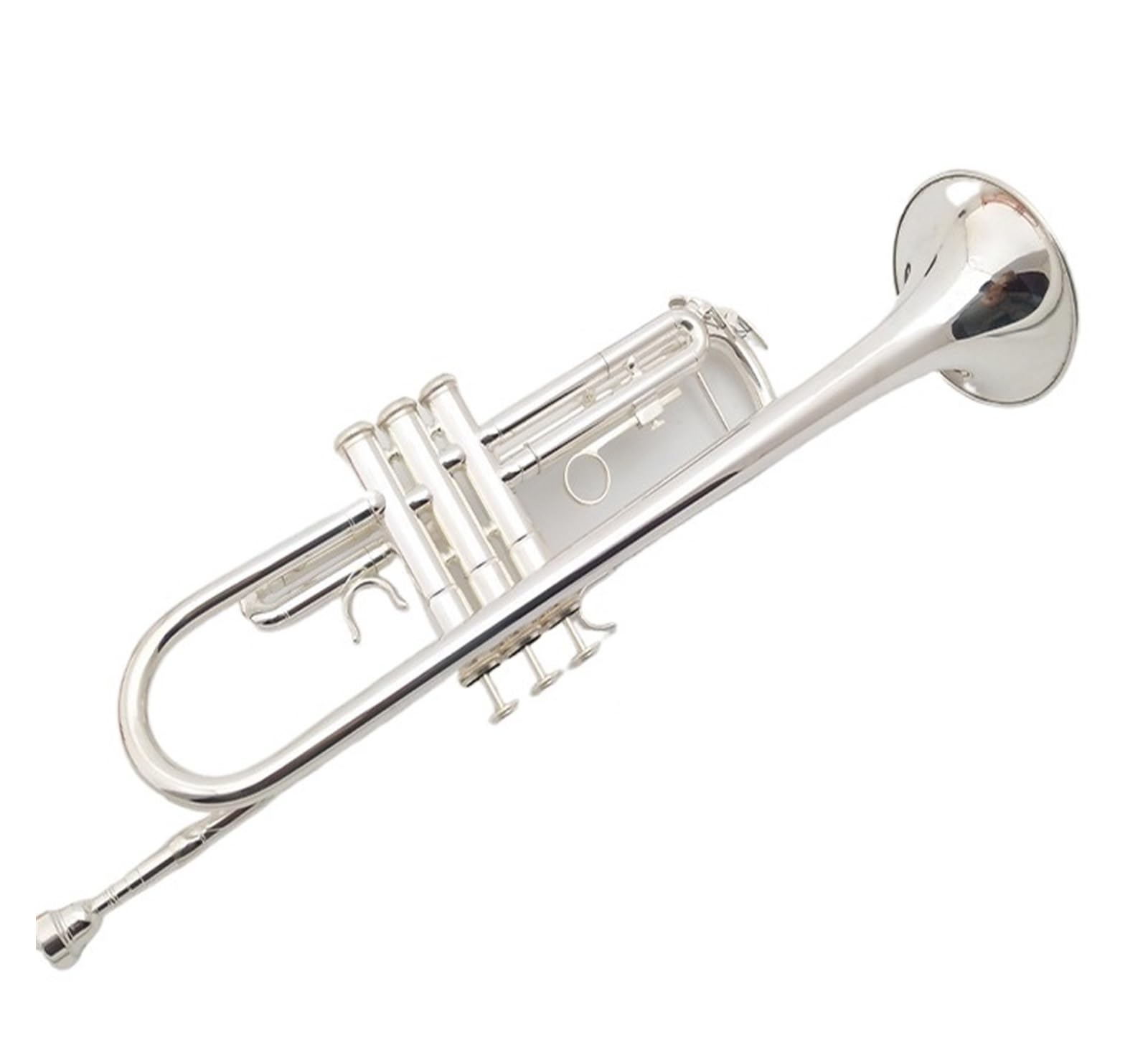 trąbka instrument Trąbka blaszana zachodnia posrebrzana B-dur występ dla początkujących dorosłych