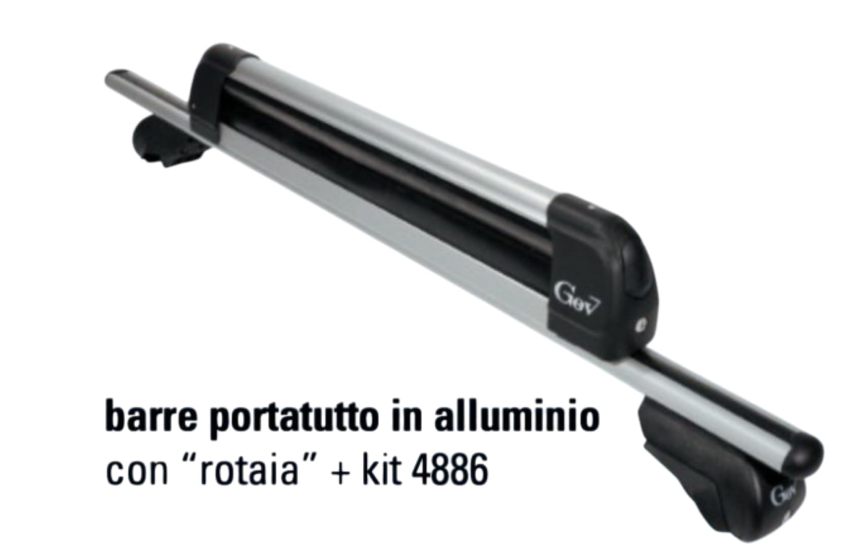 GEV Portasci XL per Barre Portatutto – Chiusura Antifurto con Chiave, capacità 6 Paia Sci o 4 Snowboard, Larghezza Interna 63 cm, Made in Italy, Omologato TÜV SÜD
