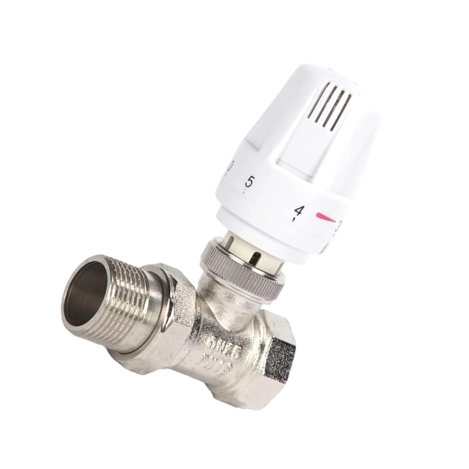 Thermostatic Adapter Copper Materials 5 Steps Temperature Regulation Suitable for Vertical Towel Warmers Heaters Compacts Thermostatic Adapter for Radiators