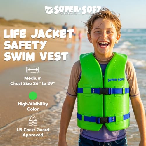 TRC Recreation Super Soft Child Size Medium Life Jacket, USCG-Approved - image 2
