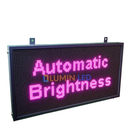 Image of Multicolor 3'1 inch FT X1'6 inch FT Scrolling Display / P10 LED Scrolling Display Board with Wi-Fi - Mobile App /pc