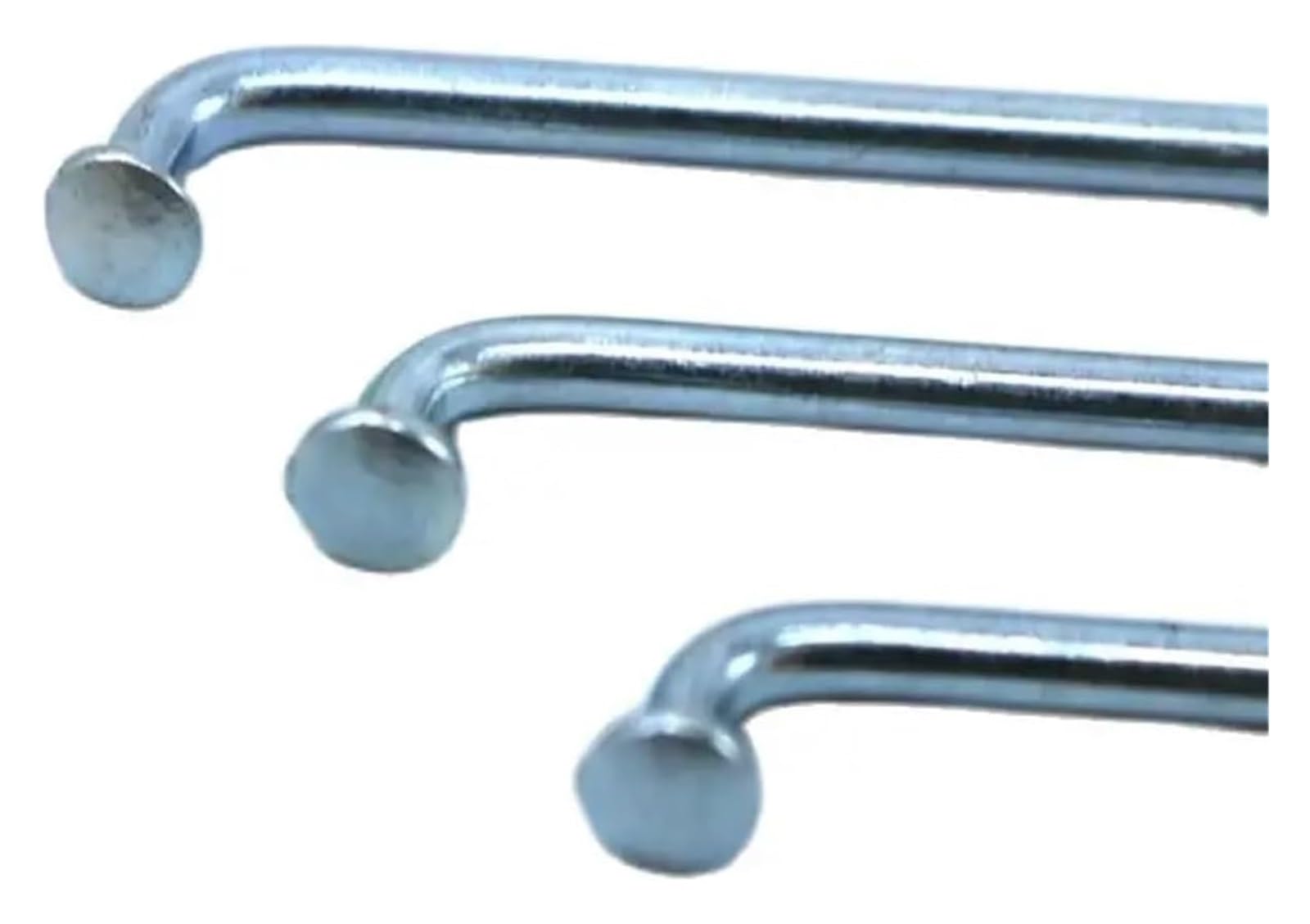 KEuLen Szprychy rowerowe, szprycha koła rowerowego, 37 szt./zestaw rower elektryczny średnica 2,5 mm długość 56-240 mm szprychy z sutkami