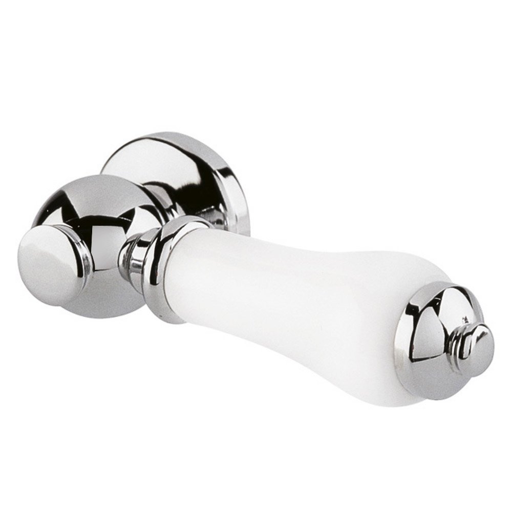 Old London Chrome Ceramic WC Lever LDA001