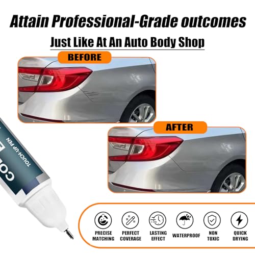 Image of Car Touch Up Paint(NH-830M Lunar Silver Metallic) for Honda OEM Color Match