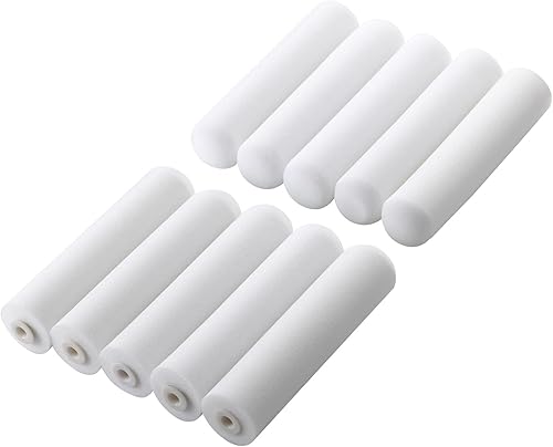 Miniatura 9 de Rodillo de pintura de 2 pulgadas, rodillo de espuma de alta densidad con marco, bandeja, mini rodillos de pintura, suministros de pintura de rodillo