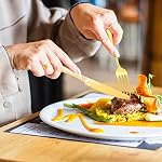 Stapava 36-Piece Gold & Silver Flatware Set with Steak Knives for 6, Mirror Polished, Dishwasher Safe - Image 3