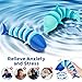 Sensory Shark and Dolphin Fidget Toys - Sensory Toys for Autism, ADHD, Anxiety and Stress Relief, Easter Basket Stuffers for Kids Toddlers Girls and Boys