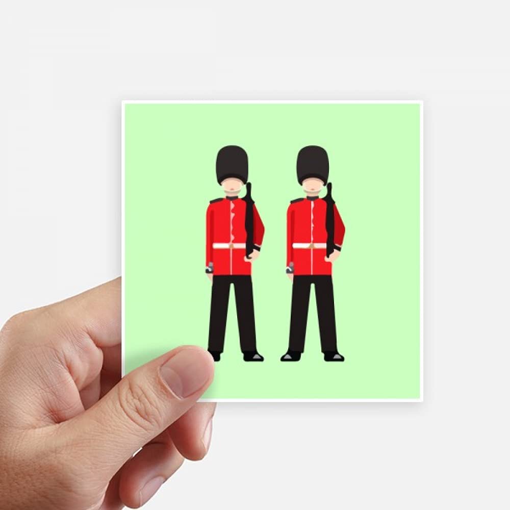 Atkins Rdcoats Bearskin Guard Sticker Square Waterproof Stickers Wallpaper Car Decal