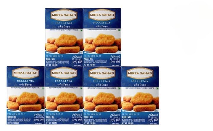 Nuggets Mix Masala to make Chicken Nuggets (Pack of 6 x 150g)
