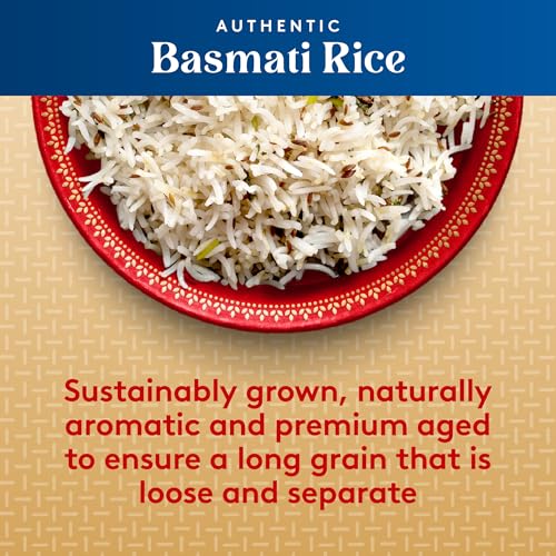 Image of Royal - Naturally Aged Authentic Long Grain Indian White Basmati Rice, 5 lb (Pack of 2)