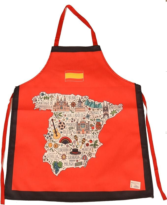 Aries boutique T2 ESPAÑA DELANTAL   Península españa, Rojo delantal, Madrid, Bilbao, Barcelona, Toledo, Valencia, Sevilla, Murcia,