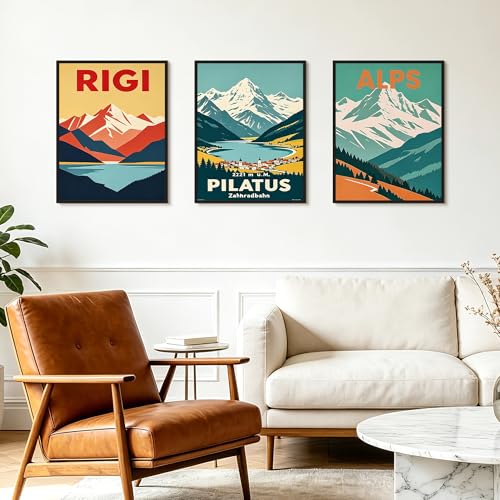 Image of upsimples 17x22 Picture Frame Black 3 Pack, Scratch-Proof Picture Frames 17 x 22 for Photo Gallery - Slide-in Strips, Horizontal or Vertical Wall Mounting