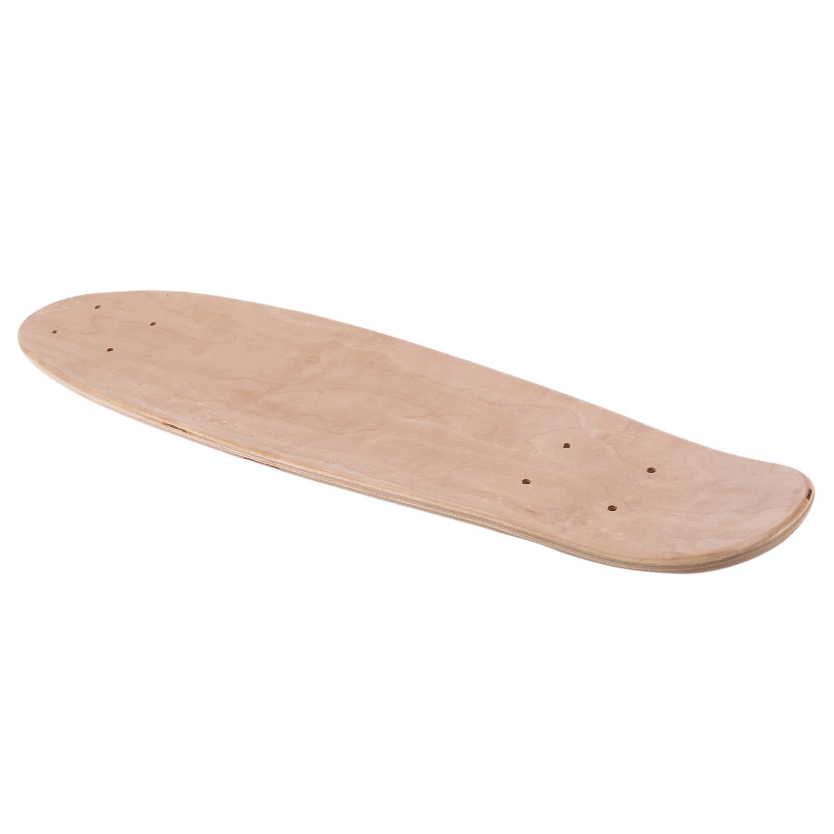 Lot de 22 planches de skateboard vierges naturelles 55,5 x 15 cm en érable banane toboggan croisière simple Rocker Board DIY