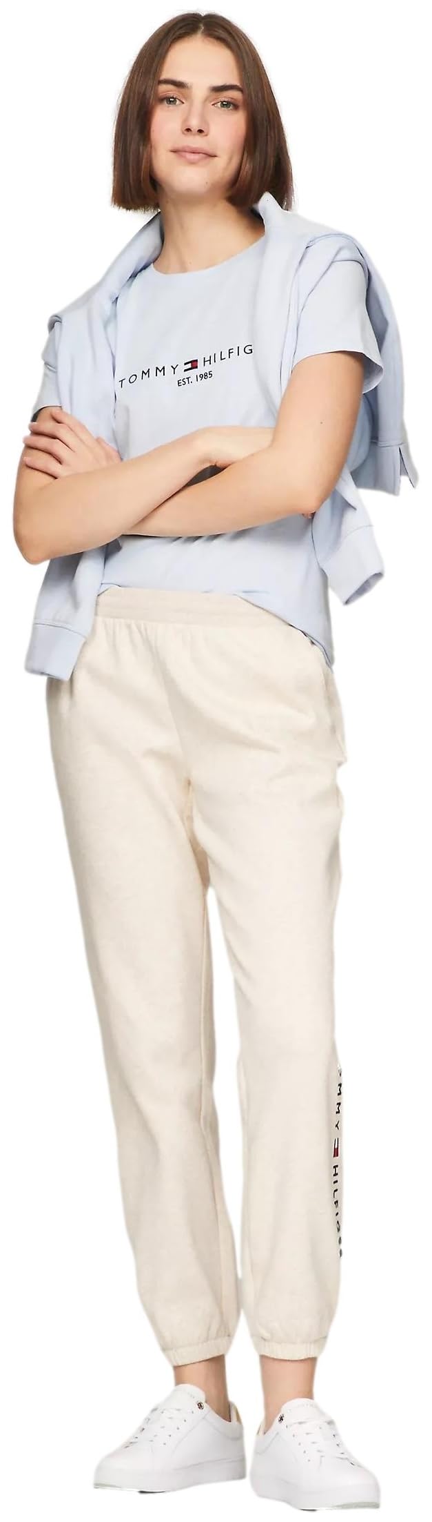 Tommy Hilfiger Damen Logo Jogger Trainingshose