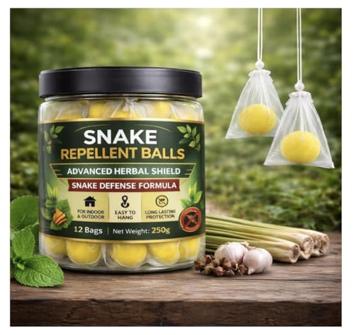 Image of Herbal Snake Repellent Balls for Indoor & Outdoor Use | Natural Long Lasting Snake Deterrent Sachets for Home, Garden, Farm & Warehouse | Easy-to-Use Pest Control Formula (2)