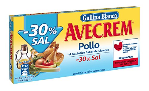 Gallina Blanca, Avecrem Kippenbouillon, 30 % minder zout, 10 blokjes
