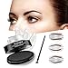 Produktbild Turelifes 3 Seal Seals Wasserdicht EyeBrow Stempel mit Brauenpinsel Perfekte Augenbraue Power One Second Make Up Natur Braue (Schwarzgrau)