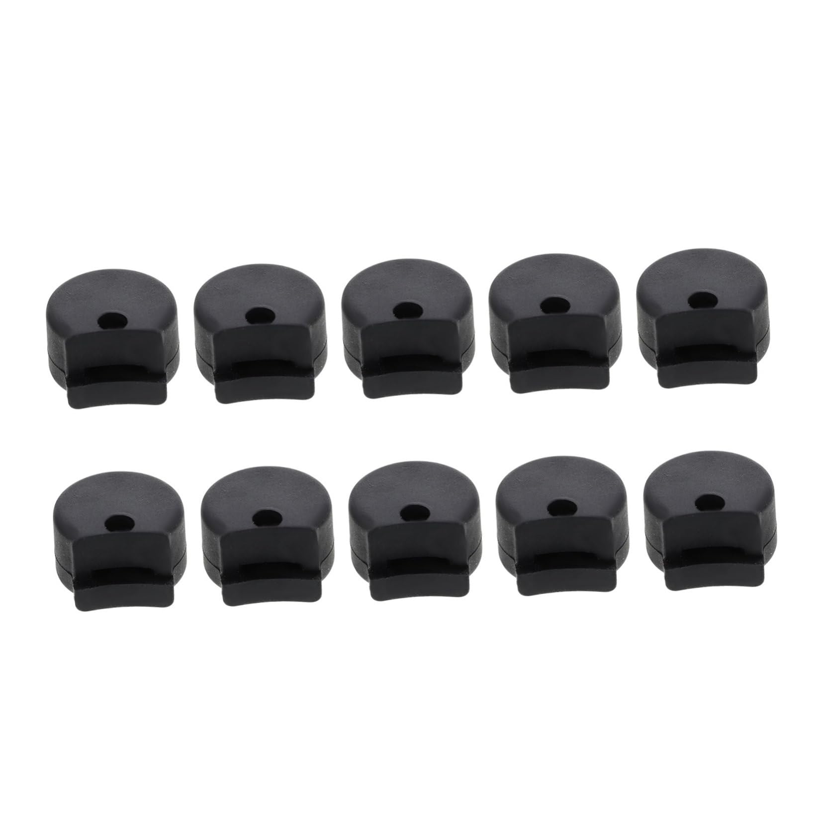 SUPVOX 10Pcs Comfortable Silicone Clarinet Thumb Rest Cushion Durable Finger Pads for Clarinet Performance Simple Installation Smooth Touch for Musicians