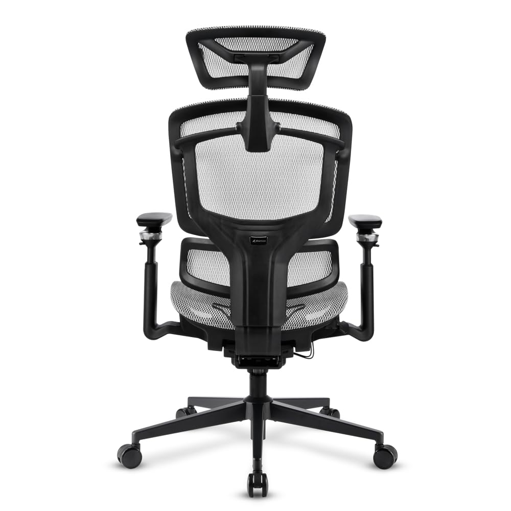 Sharkoon Officepal C50m B?rostuhl SchwarZ-Grau Gepolstert Netzr?ckenlehne 120 kg