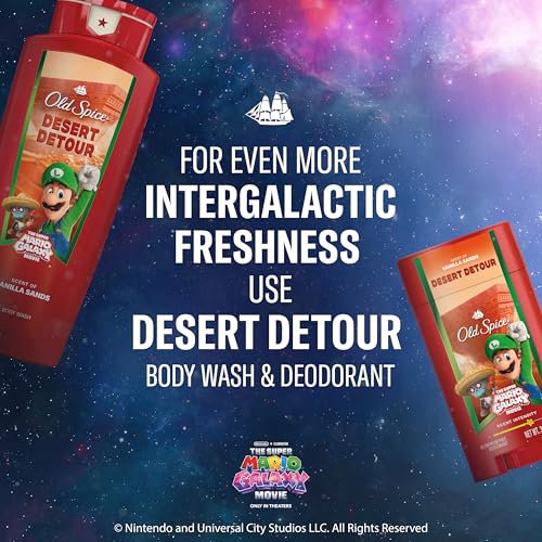 Old Spice Bar Soap for Men, x The Super Mario Galaxy Movie, Cold Pressed with Grit, Made with Natural Oils & Plant Based Cleanser, Vanilla Sands with Warm Vanilla & Cream Scent, 5.0 oz - image 9