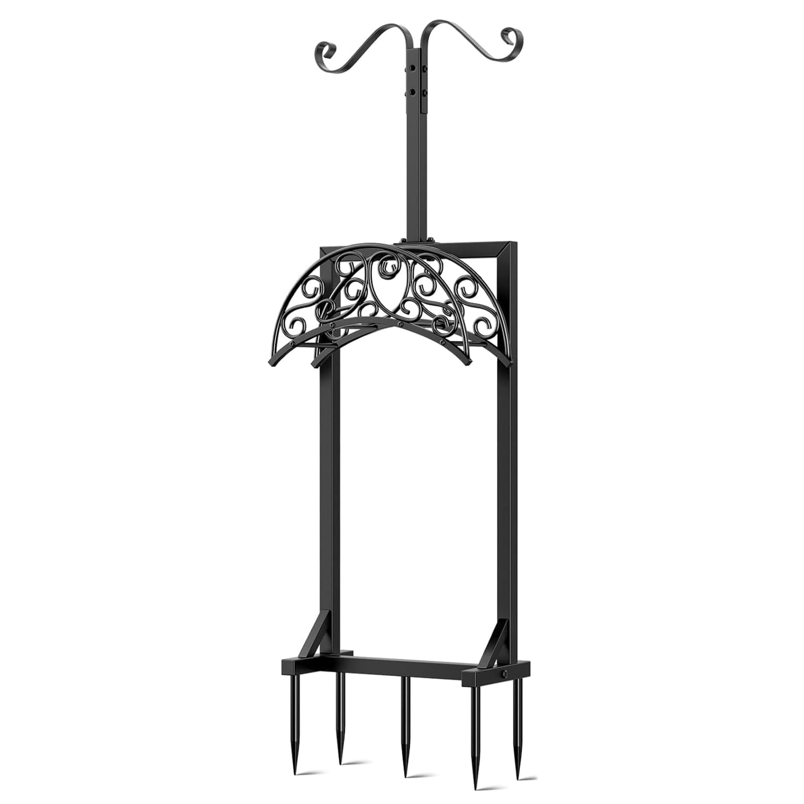 Zbiianxer Strong Outdoor Hose Garden Water Pipe Holder For Stable Base And Decorative Hangers Yard Organization Multipurpose Hose Rack