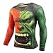 Camiseta de superhéroe, Camiseta Hulk, Camiseta Deportiva de Manga Larga, Camiseta de Fitness de Secado rápido, Camiseta Impresa en 3D