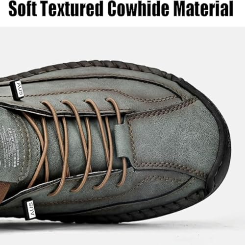 Beelovy Shoes for Men,Zapatos Casuales para Hombre,Casual Loafers for Men,Mens Casual Slip on Shoes,Leather Sneakers Soft Comfort Orthopedic Support3