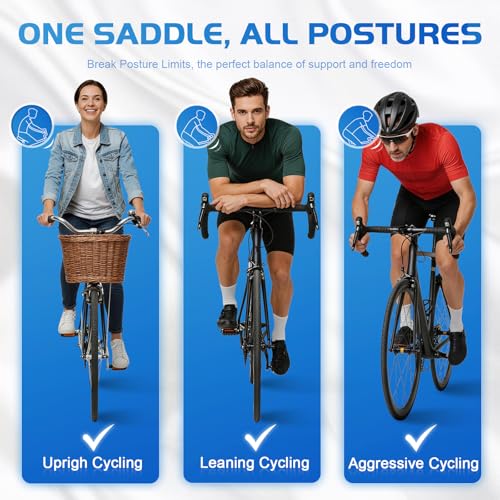 Selle de vélo Peloton surdimensionnée et coussin de remplacement de VTT