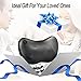 VIKTOR JURGEN Shiatsu Masssage Pillow Neck Shoulder Back Massager with Heat -Gifts for Men/Women -Deep Tissue Massaging for Muscle Pain Relief for Full Body Neck Shoulders Back Foot (Black 1)