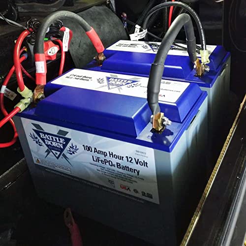 HO2NLE 2 Cavi Batteria 25mm² 3AWG 50cm, Cavo di