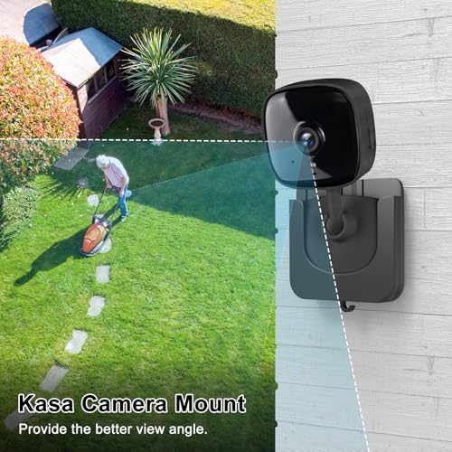 2Pack Self-Adhesive Wall Mount Holder Fits for Tapo Indoor Security Camera C100/C101/C110/C111/Kasa Smart Security Camera EC60/KC400/KC100/KC105, No Drill Wall Mount Bracket Fits TP Link Camera - 4